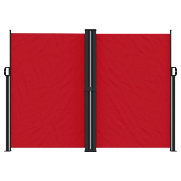 Toldo lateral retráctil rojo 180x600 cm M 3