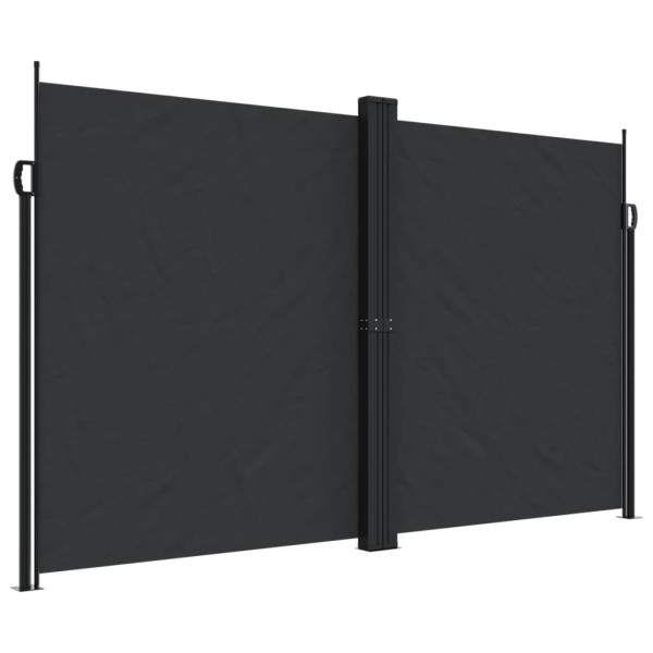 Toldo lateral retráctil negro 200x600 cm M 2