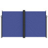 Toldo lateral retrátil 200x600 cm azul 3