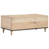 Mesa de centro de madera maciza mango 100x54x40 cm 5