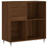 Mueble discos madera contrachapada roble marrón 84.5x38x89 cm 2
