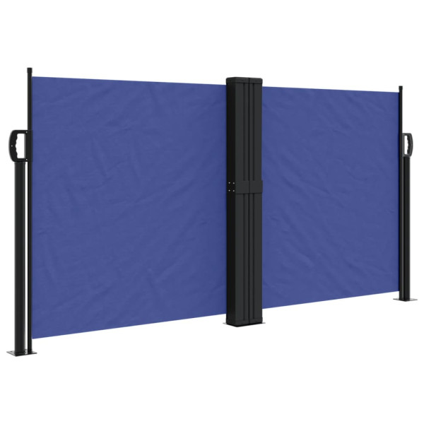 Toldo lateral retráctil azul 120x600 cm M 2