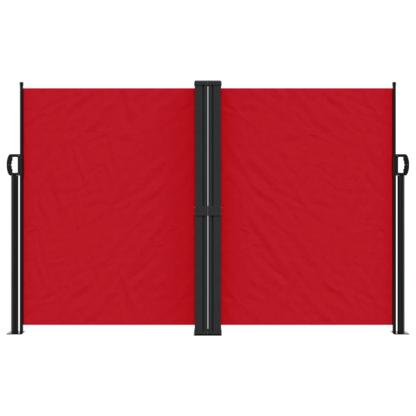Toldo lateral retráctil rojo 160x600 cm M 3