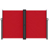 Toldo lateral retráctil rojo 160x600 cm 3