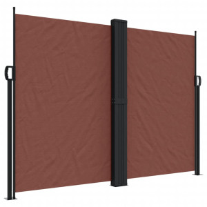 Toldo lateral retrátil 180x600 cm castanho H