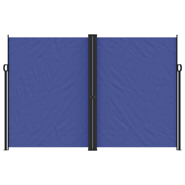 Toldo lateral retráctil azul 220x600 cm M 3