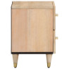 Mesitas de noche 2 uds madera maciza de mango 40x33x46 cm 5