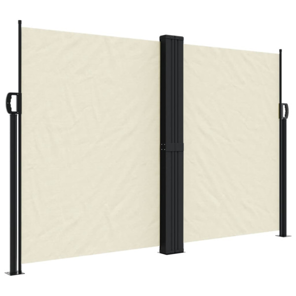 Toldo lateral retrátil 160x600 cm cor creme M 2