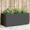 Jardinera PP gris oscuro 80x36x35 cm 1
