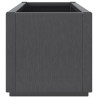 Jardinera PP gris oscuro 80x36x35 cm 5