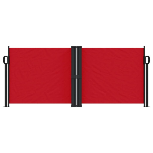 Toldo lateral retráctil rojo 100x600 cm M 3