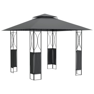 Gazebo com telhado 300x300x270 cm aço antracite H