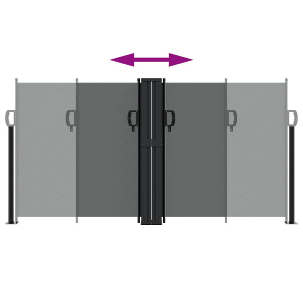 Toldo lateral retrátil 120x600 cm antracite M 5
