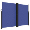 Toldo lateral retráctil azul 180x600 cm 2