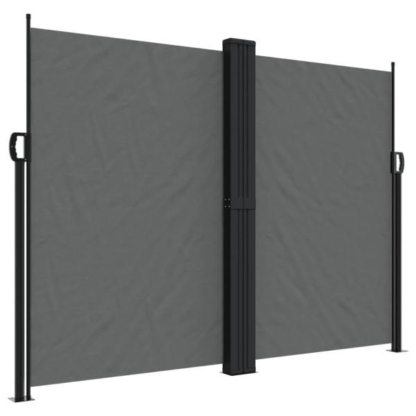 Toldo lateral retráctil gris antracita 180x600 cm M 2