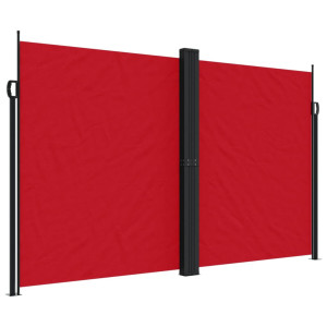 Toldo lateral retráctil rojo 200x600 cm H