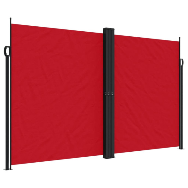 Toldo lateral retráctil rojo 200x600 cm M 2