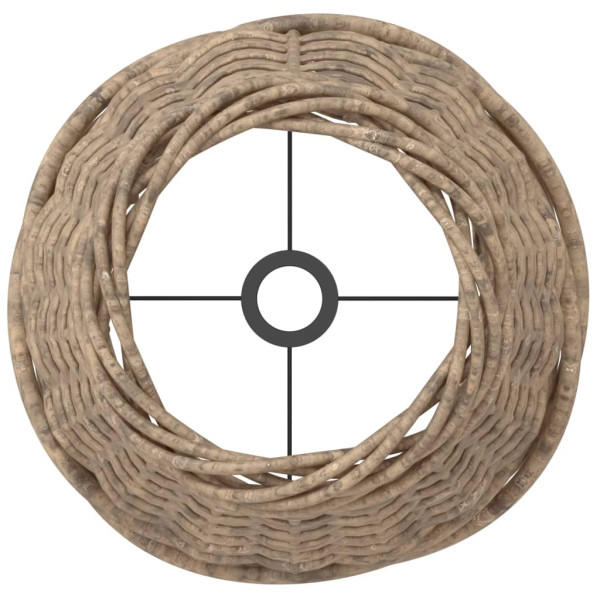 Abajur Ø15x12 cm vime castanho M 5