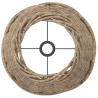 Abajur Ø15x12 cm vime castanho 5