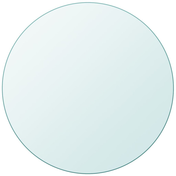 Tablero de mesa cristal templado redondo 600 mm D