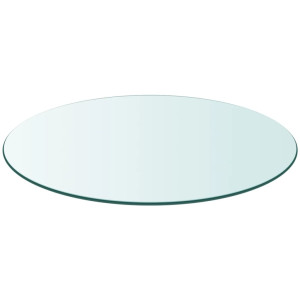Tablero de mesa cristal templado redondo 600 mm H