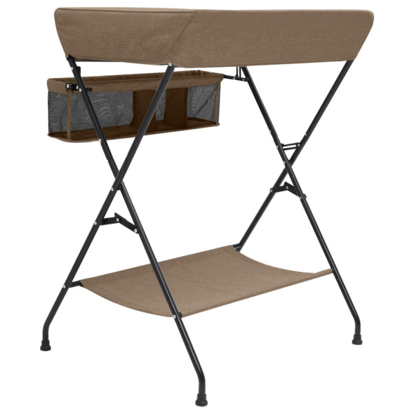 Mesa muda-fraldas ferro cinzento-acastanhado M 4