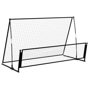 Baliza de futebol com ressalto 2 em 1 202x104x120 cm aço H