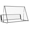 Baliza de futebol com ressalto 2 em 1 202x104x120 cm aço 5