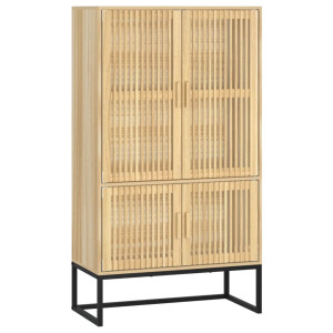 Aparador alto madera contrachapada 70x35x125 cm H