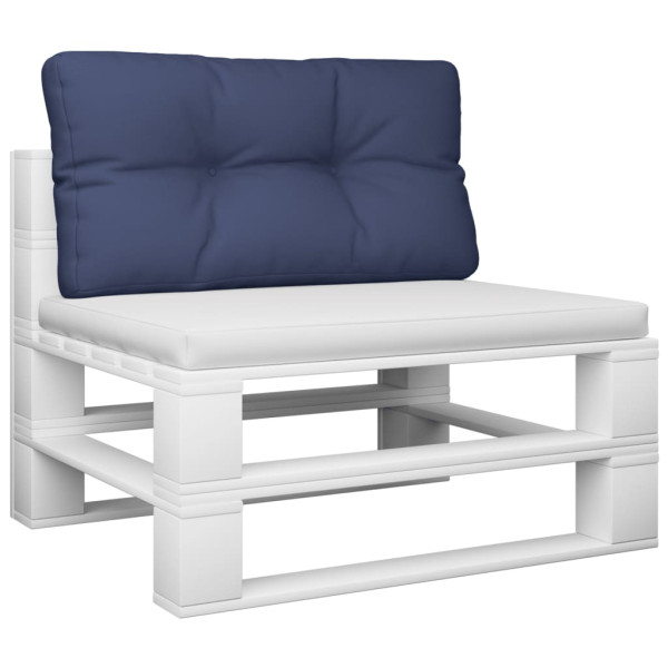 Almofadão para sofá de paletes 80x40x12 cm tecido azul marinho M 3