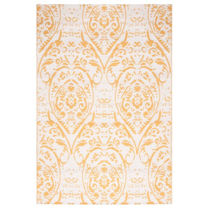 Tapete de exterior 140x200 cm ARAKIL PP amarelo H