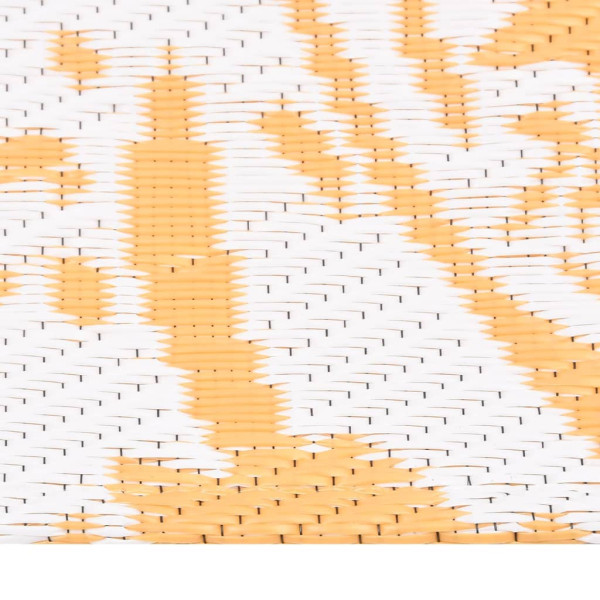 Alfombra de exterior PP amarillo 140x200 cm M 3