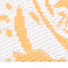 Tapete de exterior 140x200 cm ARAKIL PP amarelo 3