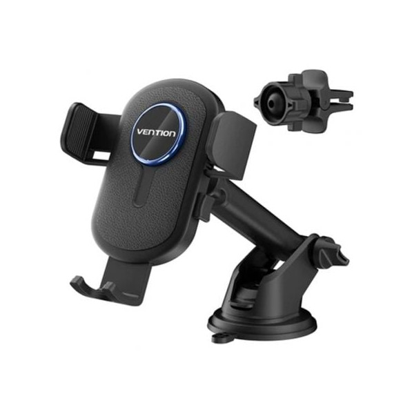 Soporte de Smartphone para Coche Vention KSCB0 negro D