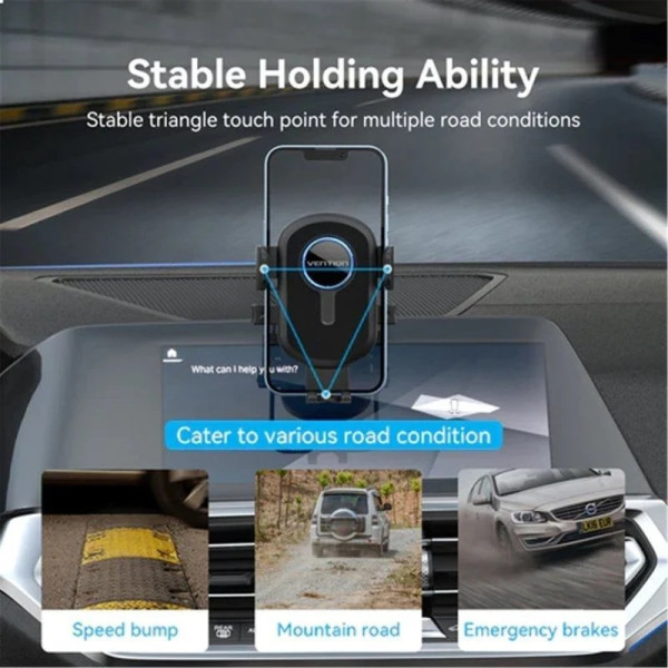 Soporte de Smartphone para Coche Vention KSCB0 negro M 5