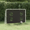 Baliza de treino para futebol com rede 184x61x122 cm aço 1