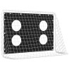 Baliza de treino para futebol com rede 184x61x122 cm aço 5