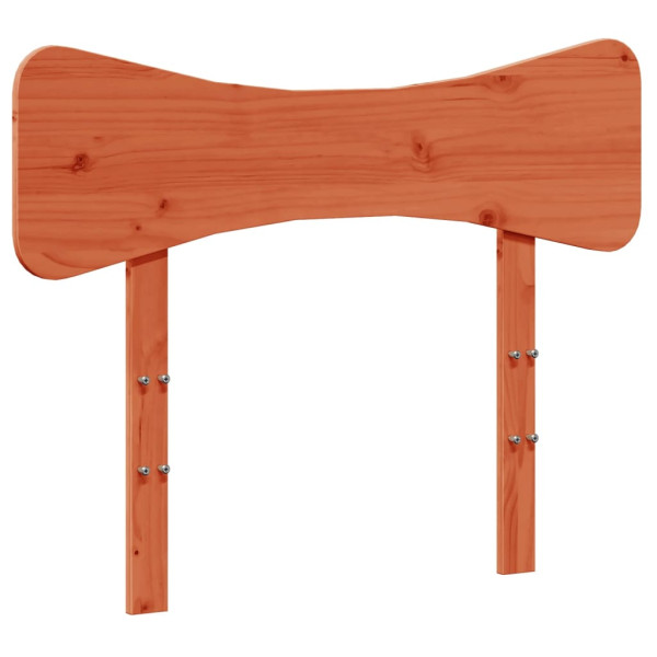 Cabecero de cama madera maciza de pino marrón cera 100 cm M 2