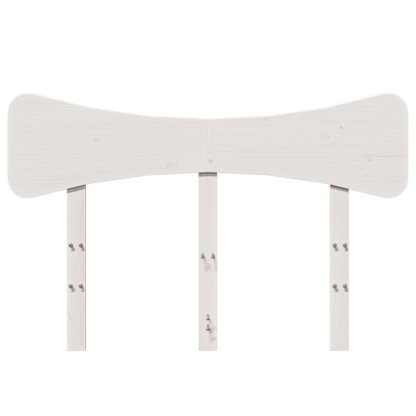 Cabecero de cama madera maciza de pino blanco 120 cm M 4