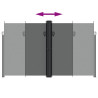 Toldo lateral retráctil gris antracita 200x1000 cm 5