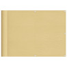 Tela de varanda 75x400 cm 100% poliéster oxford cor areia 2