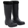 Botas de agua con calcetines extraíbles negro número 42 PVC 1