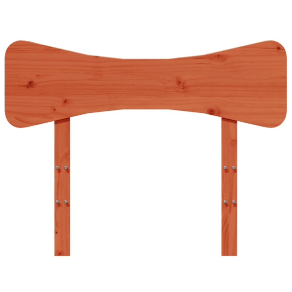 Cabecero de cama madera maciza de pino marrón cera 75 cm M 4