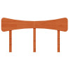 Cabecero de cama madera maciza de pino marrón cera 160 cm 4
