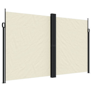 Toldo lateral retrátil 200x1000 cm cor creme H