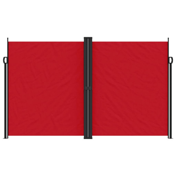 Toldo lateral retráctil rojo 200x1000 cm M 3