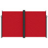 Toldo lateral retrátil 200x1000 cm vermelho 3