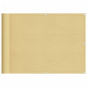 Tela de varanda 75x300 cm 100% poliéster oxford cor areia 2