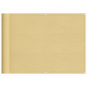 Tela de varanda 75x500 cm 100% poliéster oxford cor areia 2