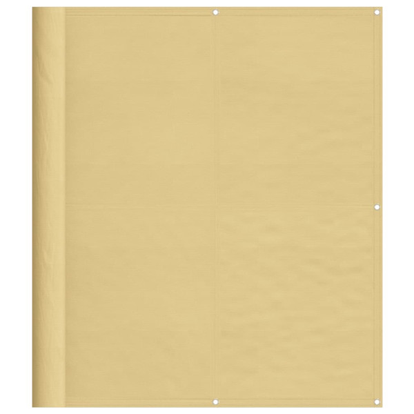 Tela de varanda 120x500 cm 100% poliéster oxford cor areia M 2